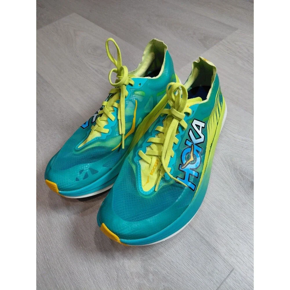 Hoka One One Rocket X 2 Unisex Women Size 10.5 Men 9.5 Ceramic Evening Primrose